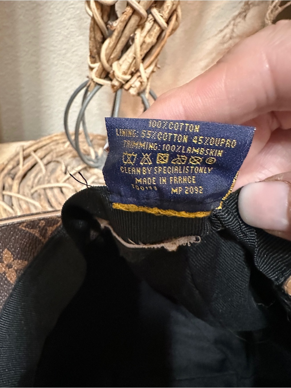 Louis Vuitton Two-Tone Monogram Baseball Cap - Tan & Brown - Picture 7 of 8